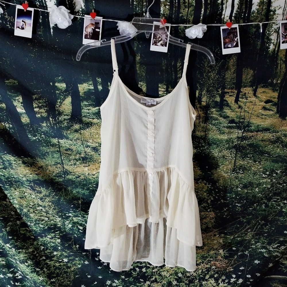 Cotton on tank